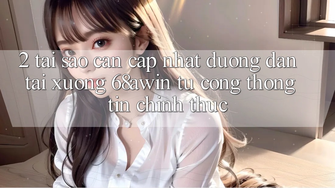 2. Tại Sao Cần Cập Nhật Đường dẫn Tải xuống 68awin Từ Cổng thông tin Chính Thức?