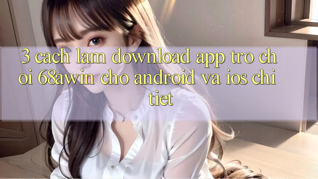 3. Cách làm Download App Trò chơi 68awin Cho Android Và iOS Chi Tiết