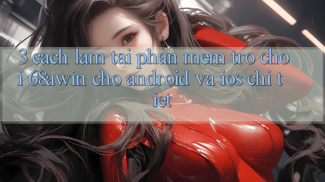 3. Cách làm Tải Phần mềm Trò chơi 68awin Cho Android Và iOS Chi Tiết