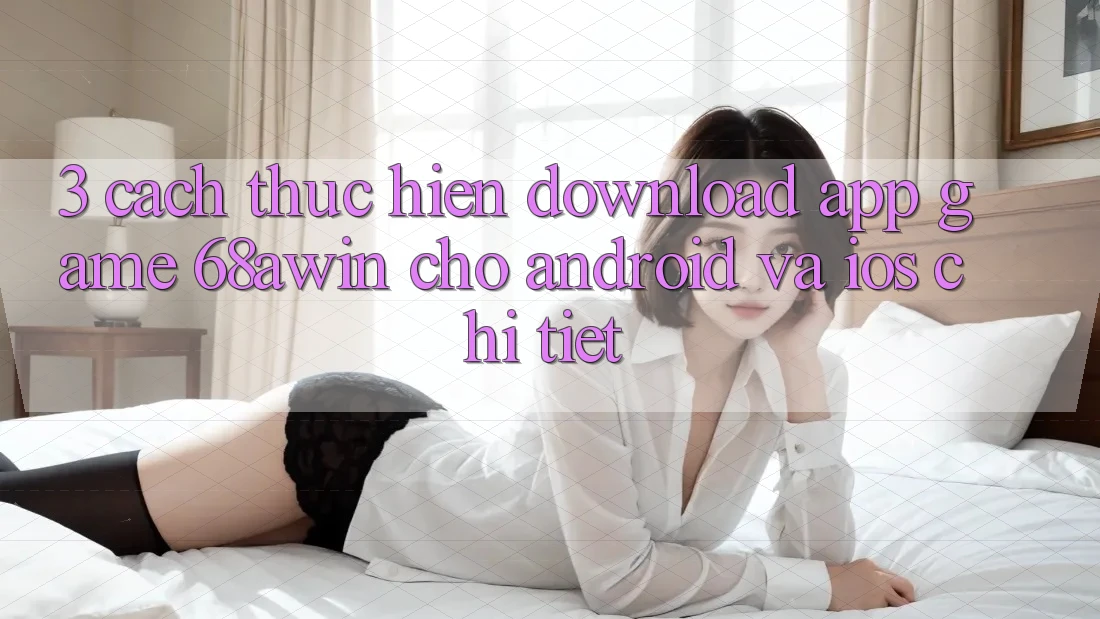 3. Cách thực hiện Download App Game 68awin Cho Android Và iOS Chi Tiết 3. Cách thực hiện Download App Game 68awin Cho Android Và iOS Chi Tiết