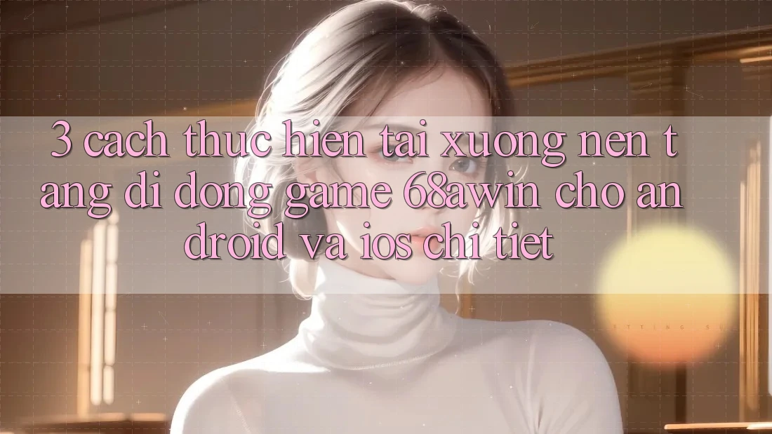 3. Cách thực hiện Tải xuống Nền tảng di động Game 68awin Cho Android Và iOS Chi Tiết