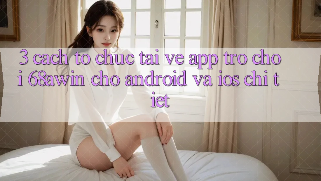3. Cách tổ chức Tải về App Trò chơi 68awin Cho Android Và iOS Chi Tiết