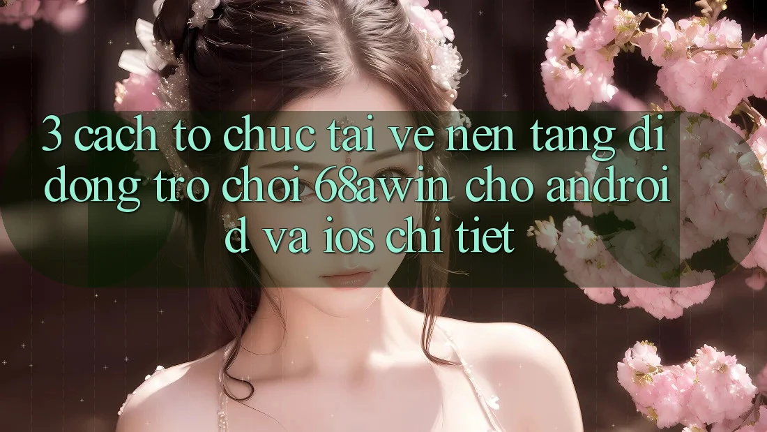 3. Cách tổ chức Tải về Nền tảng di động Trò chơi 68awin Cho Android Và iOS Chi Tiết