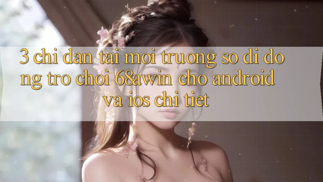 3. Chỉ dẫn Tải Môi trường số di động Trò chơi 68awin Cho Android Và iOS Chi Tiết