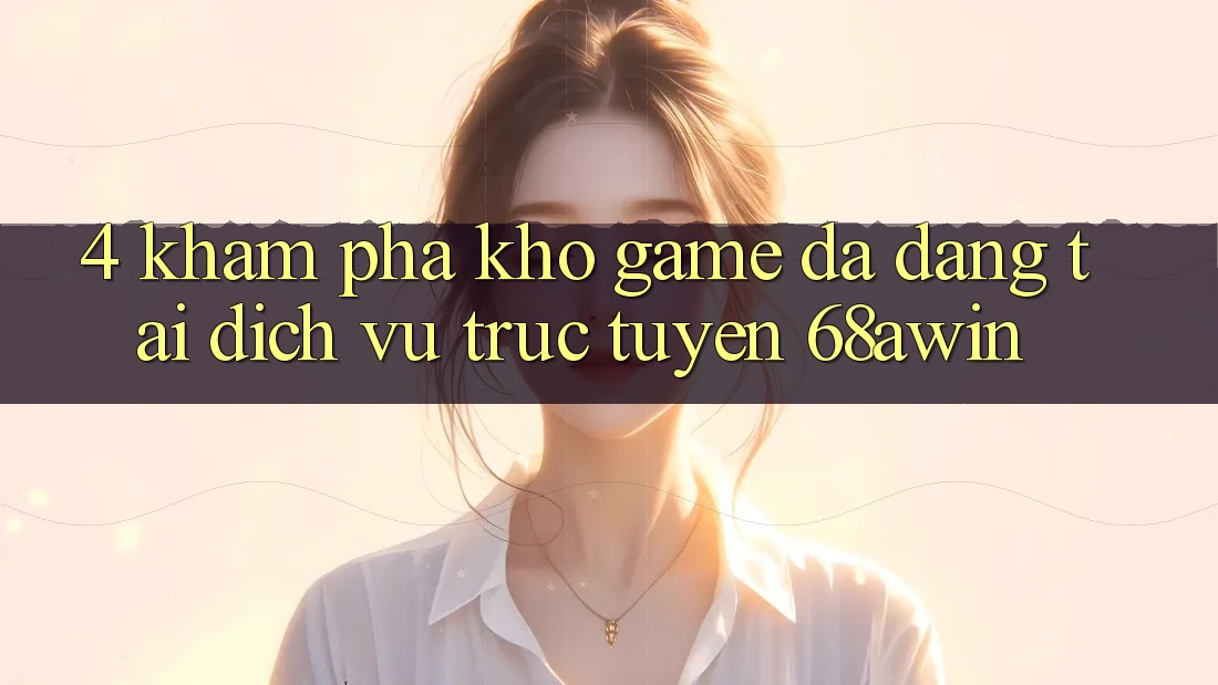 4. Khám Phá Kho Game Đa Dạng Tại Dịch vụ trực tuyến 68awin