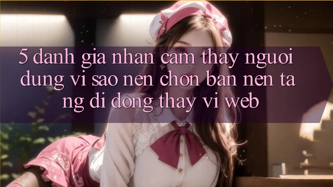 5. Đánh Giá Nhận cảm thấy Người Dùng: Vì Sao Nên Chọn Bản Nền tảng di động Thay Vì Web?