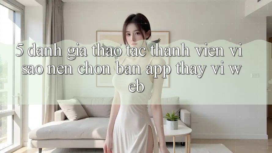 5. Đánh Giá Thao tác Thành viên: Vì Sao Nên Chọn Bản App Thay Vì Web?