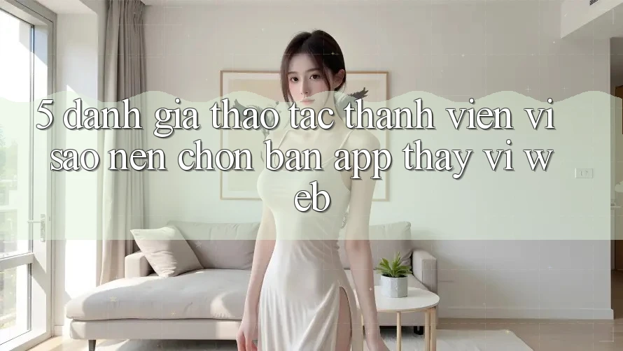 5. Đánh Giá Thao tác Thành viên: Vì Sao Nên Chọn Bản App Thay Vì Web?