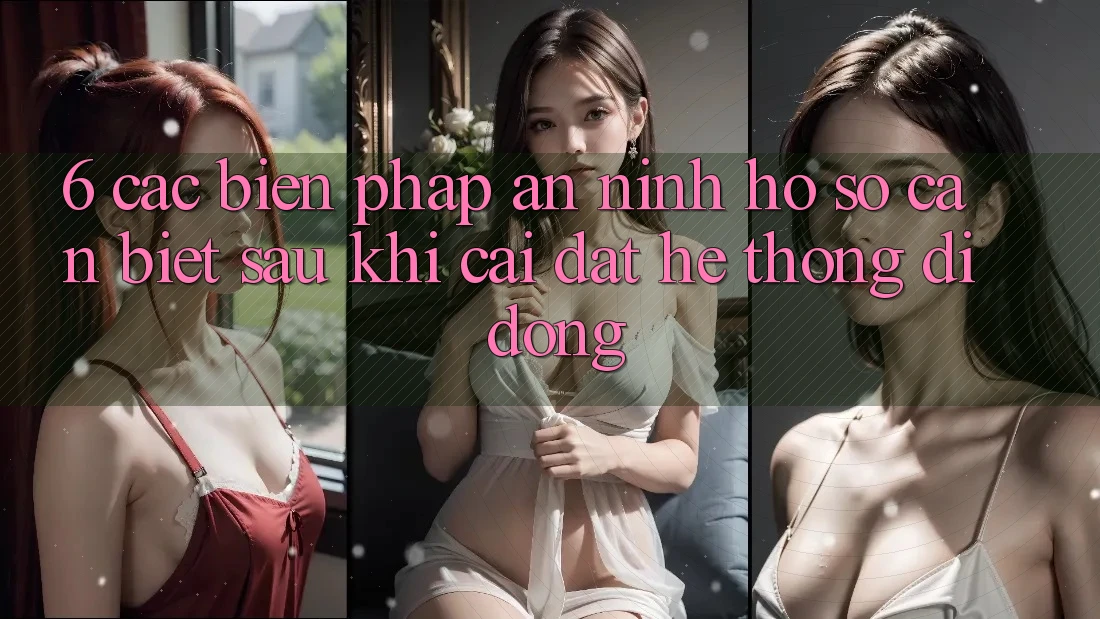 6. Các Biện Pháp An ninh Hồ sơ Cần Biết Sau Khi Cài đặt Hệ thống di động 6. Các Biện Pháp An ninh Hồ sơ Cần Biết Sau Khi Cài đặt Hệ thống di động