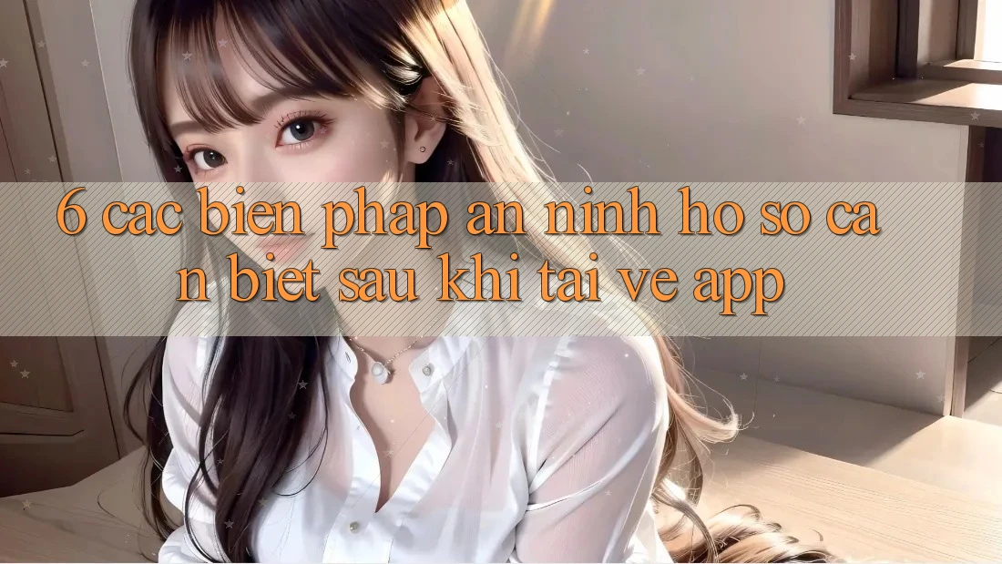 6. Các Biện Pháp An ninh Hồ sơ Cần Biết Sau Khi Tải về App