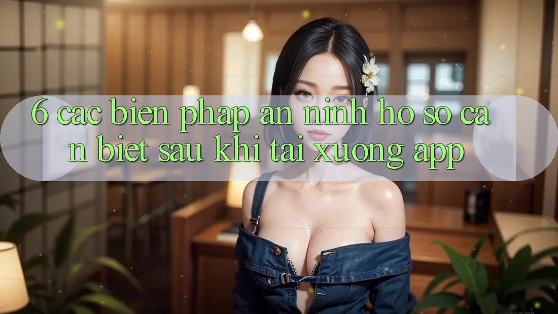 6. Các Biện Pháp An ninh Hồ sơ Cần Biết Sau Khi Tải xuống App