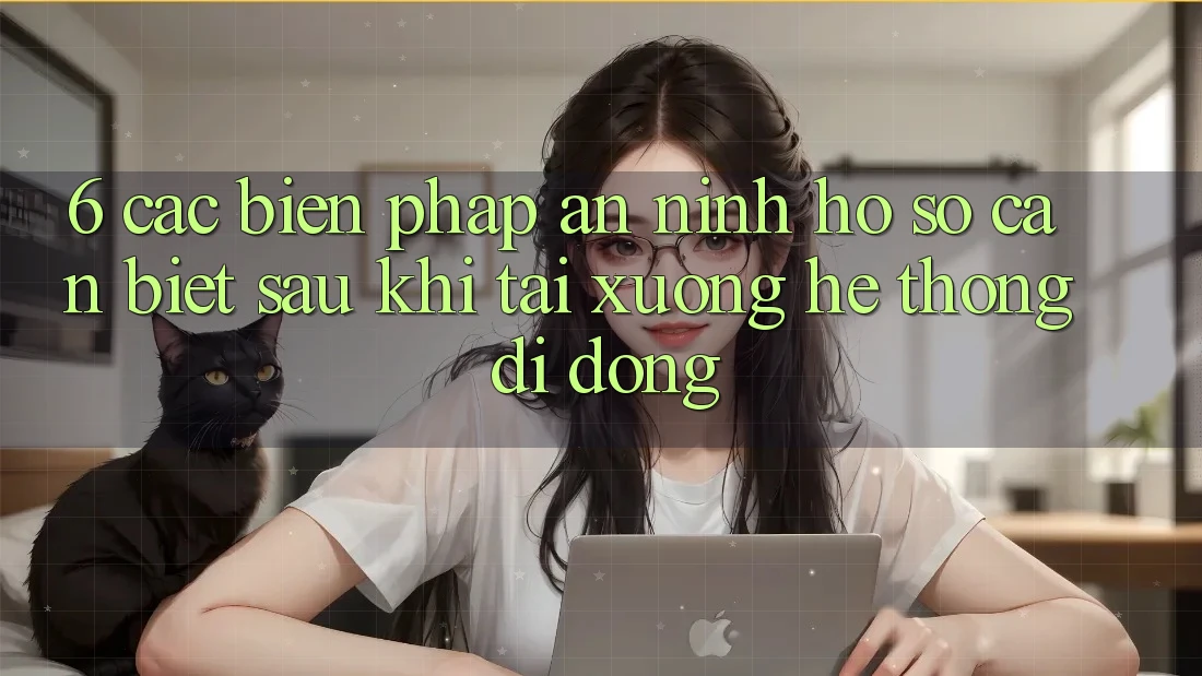 6. Các Biện Pháp An ninh Hồ sơ Cần Biết Sau Khi Tải xuống Hệ thống di động