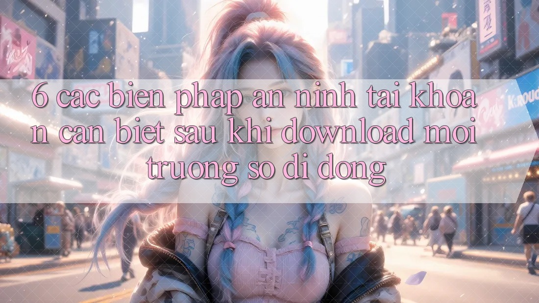 6. Các Biện Pháp An ninh Tài Khoản Cần Biết Sau Khi Download Môi trường số di động