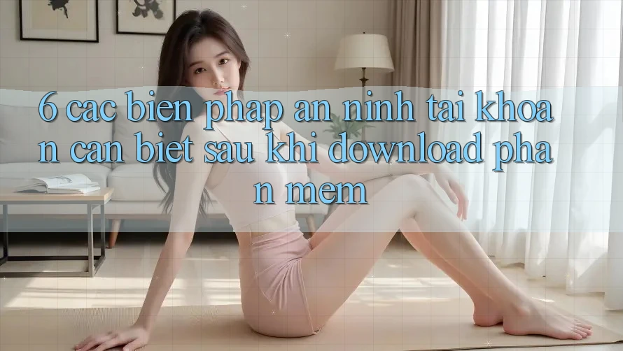 6. Các Biện Pháp An ninh Tài Khoản Cần Biết Sau Khi Download Phần mềm