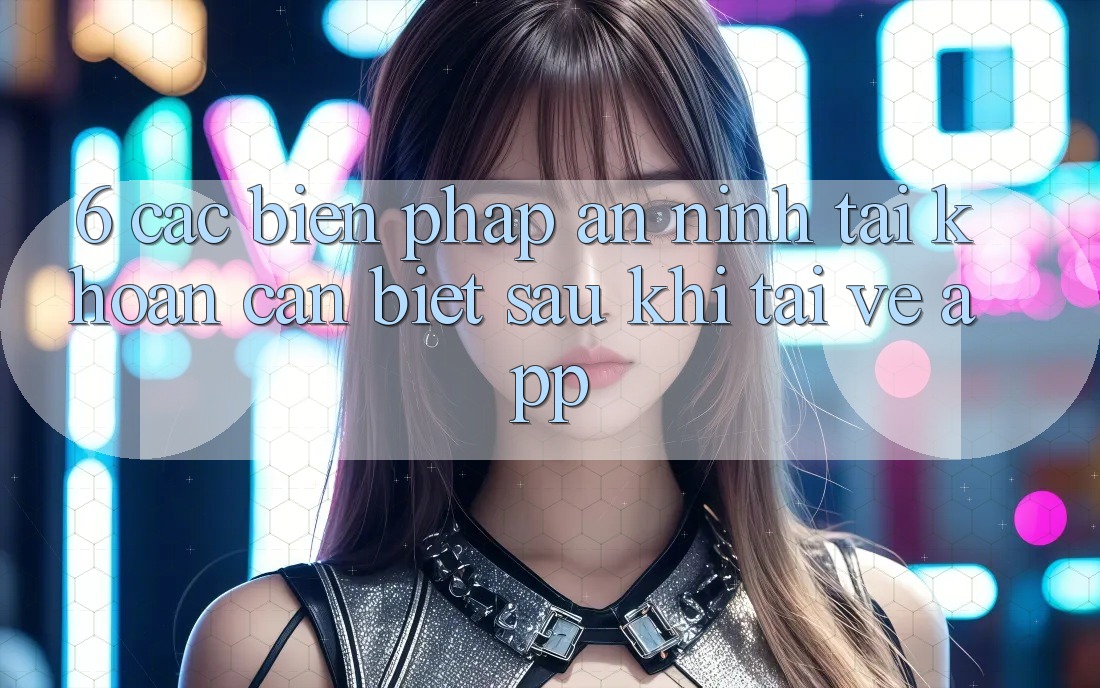 6. Các Biện Pháp An ninh Tài Khoản Cần Biết Sau Khi Tải về App