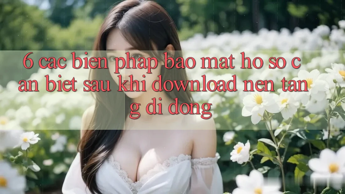 6. Các Biện Pháp Bảo Mật Hồ sơ Cần Biết Sau Khi Download Nền tảng di động 6. Các Biện Pháp Bảo Mật Hồ sơ Cần Biết Sau Khi Download Nền tảng di động