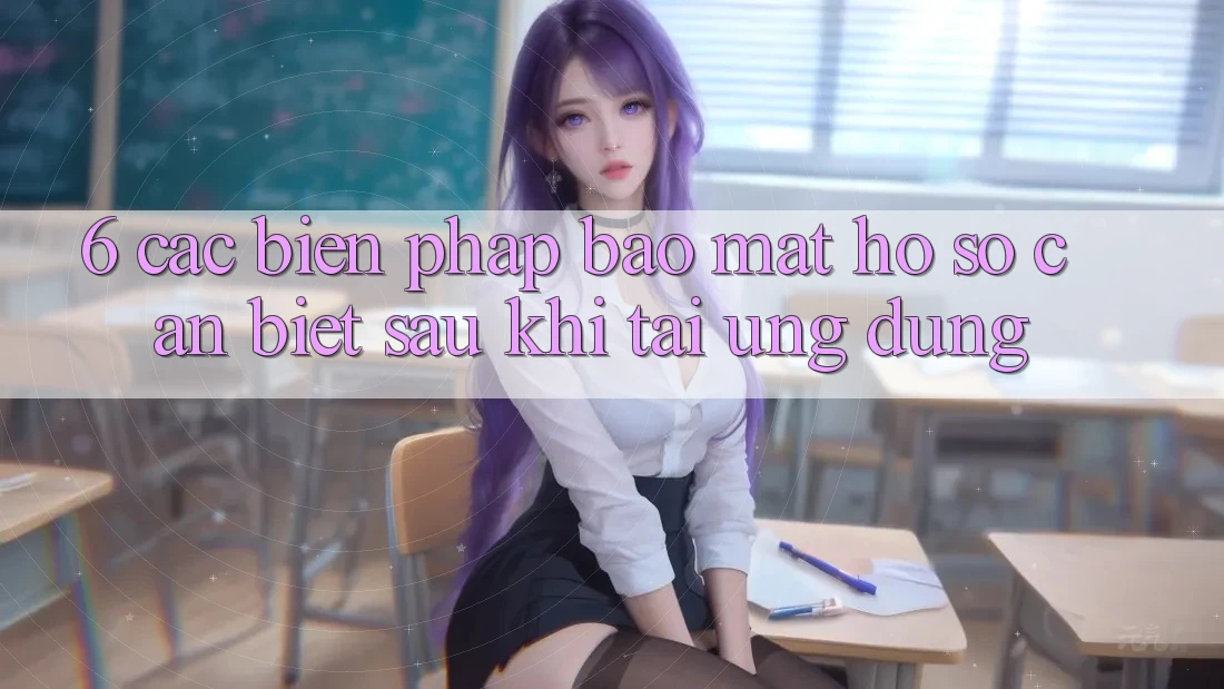 6. Các Biện Pháp Bảo Mật Hồ sơ Cần Biết Sau Khi Tải Ứng dụng