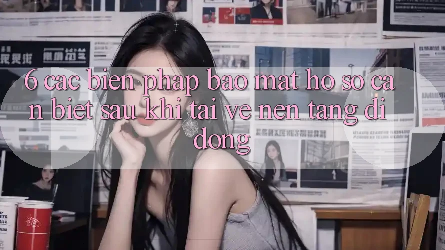 6. Các Biện Pháp Bảo Mật Hồ sơ Cần Biết Sau Khi Tải về Nền tảng di động