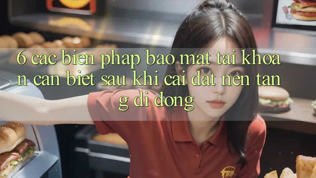 6. Các Biện Pháp Bảo Mật Tài Khoản Cần Biết Sau Khi Cài đặt Nền tảng di động