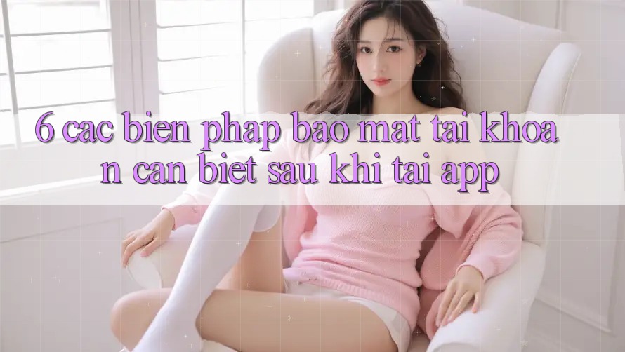 6. Các Biện Pháp Bảo Mật Tài Khoản Cần Biết Sau Khi Tải App