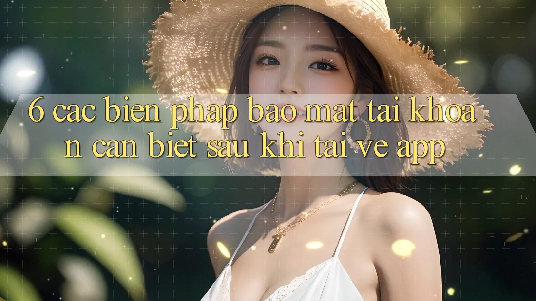 6. Các Biện Pháp Bảo Mật Tài Khoản Cần Biết Sau Khi Tải về App