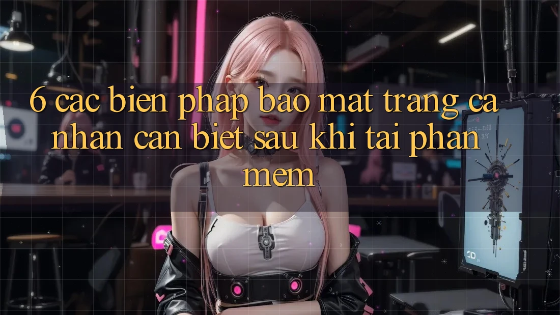 6. Các Biện Pháp Bảo Mật Trang cá nhân Cần Biết Sau Khi Tải Phần mềm 6. Các Biện Pháp Bảo Mật Trang cá nhân Cần Biết Sau Khi Tải Phần mềm