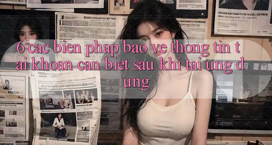 6. Các Biện Pháp Bảo vệ thông tin Tài Khoản Cần Biết Sau Khi Tải Ứng dụng