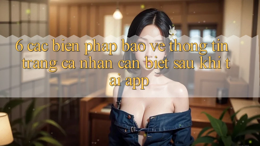 6. Các Biện Pháp Bảo vệ thông tin Trang cá nhân Cần Biết Sau Khi Tải App