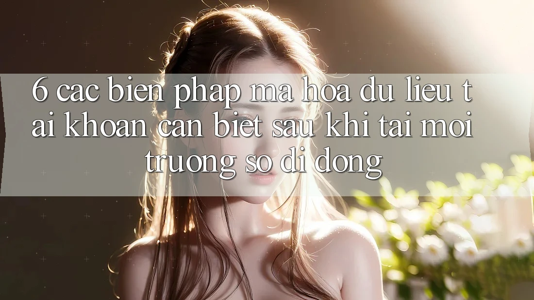 6. Các Biện Pháp Mã hóa dữ liệu Tài Khoản Cần Biết Sau Khi Tải Môi trường số di động