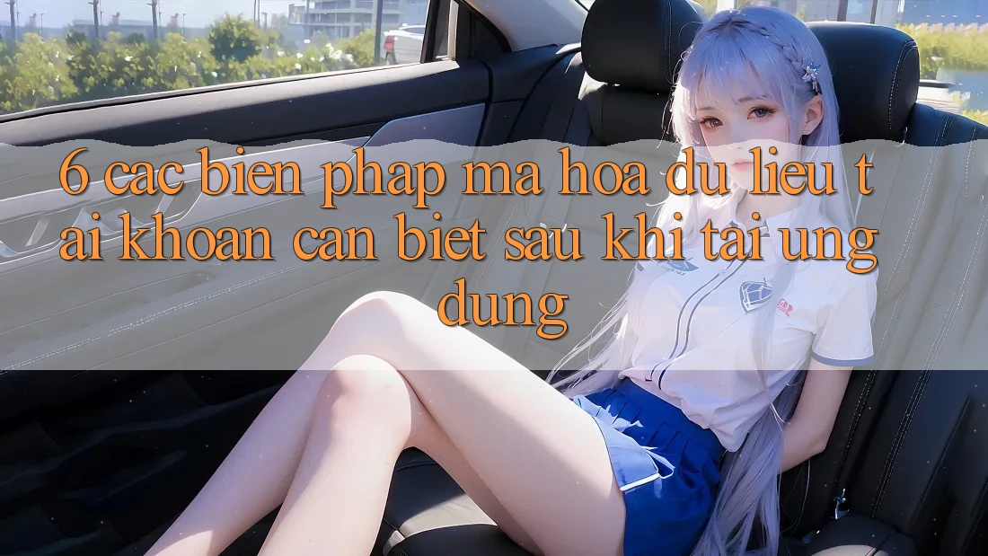 6. Các Biện Pháp Mã hóa dữ liệu Tài Khoản Cần Biết Sau Khi Tải Ứng dụng