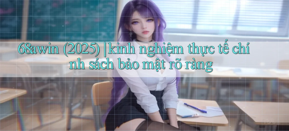 68awin (2025) kinh nghiệm thực tế chính sách bảo mật rõ ràng