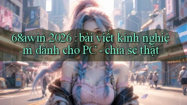 68awin 2026 bài viết kinh nghiệm dành cho PC   chia sẻ thật