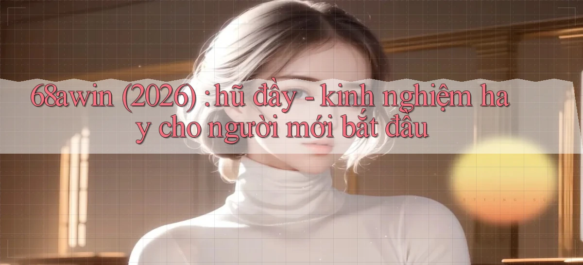 68awin (2026) hũ đầy   kinh nghiệm hay cho người mới bắt đầu