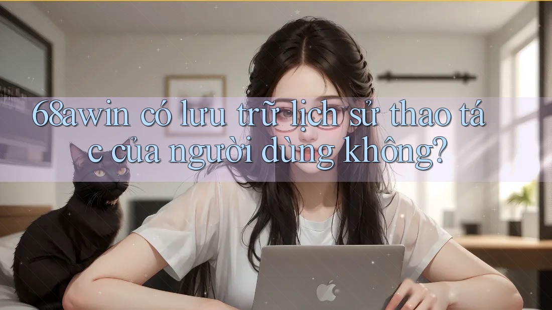 68awin có lưu trữ lịch sử thao tác của người dùng không?