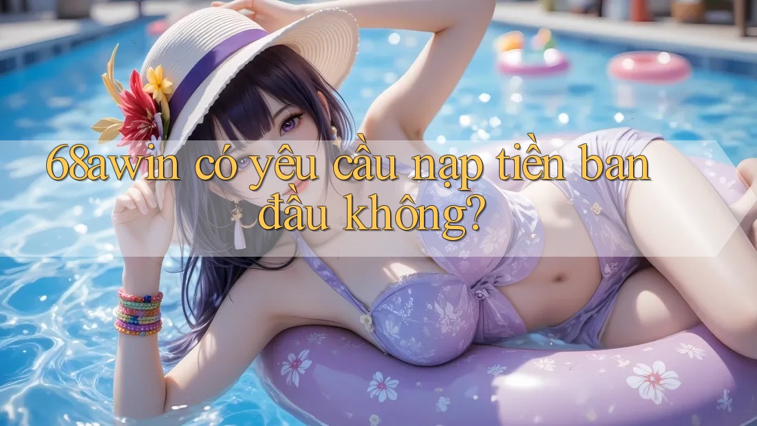 68awin có yêu cầu nạp tiền ban đầu không?