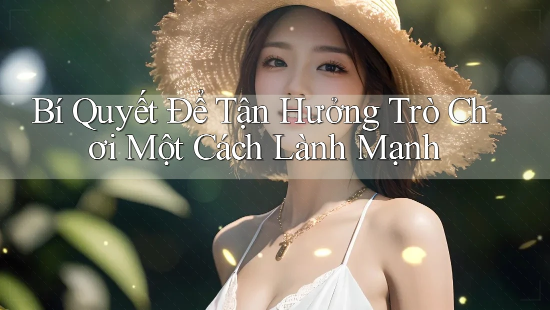 Bí Quyết Để Tận Hưởng Trò Chơi Một Cách Lành Mạnh