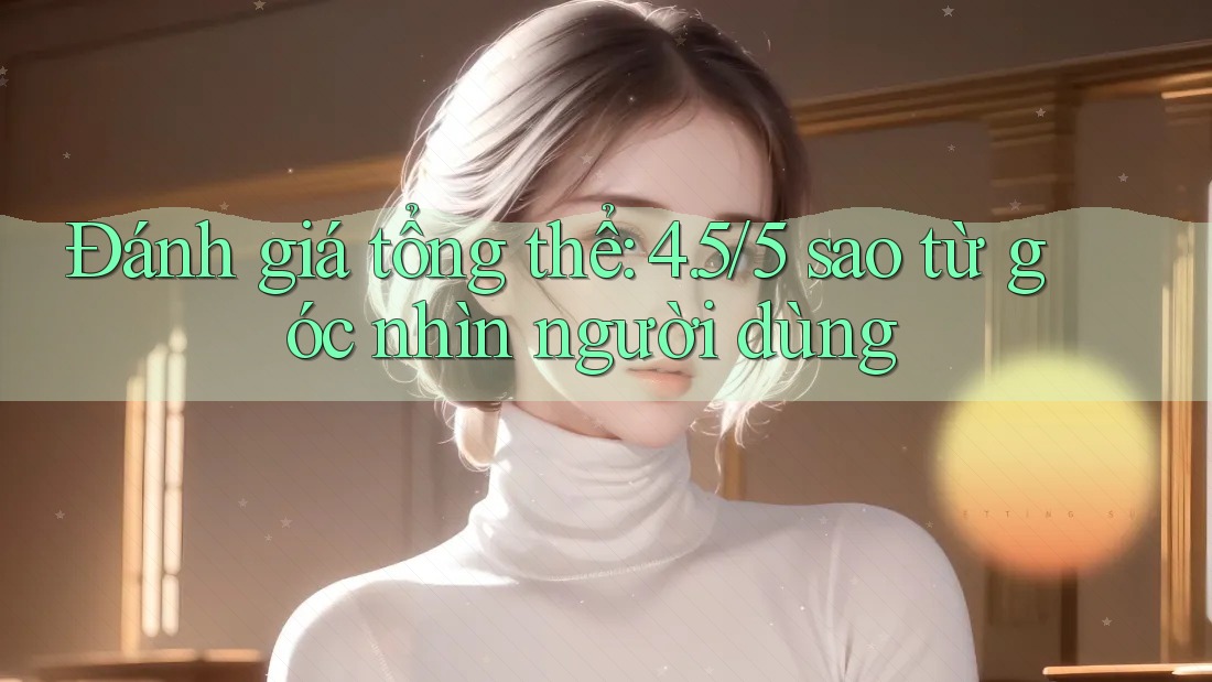Đánh giá tổng thể: 4. 5/5 sao từ góc nhìn người dùng Đánh giá tổng thể: 4. 5/5 sao từ góc nhìn người dùng