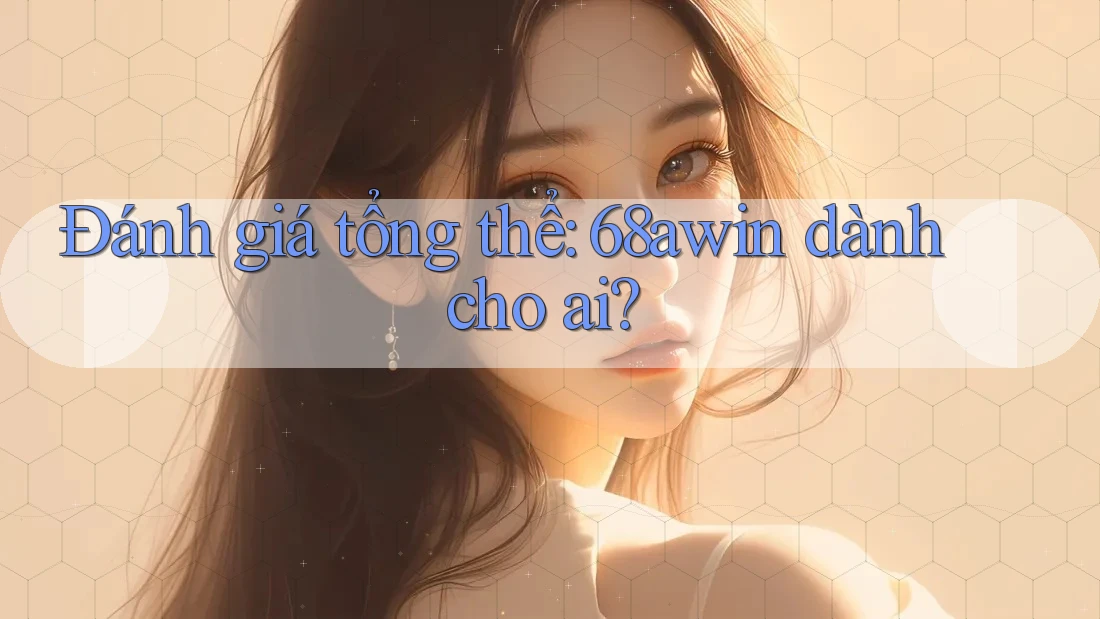 Đánh giá tổng thể: 68awin dành cho ai? Đánh giá tổng thể: 68awin dành cho ai?