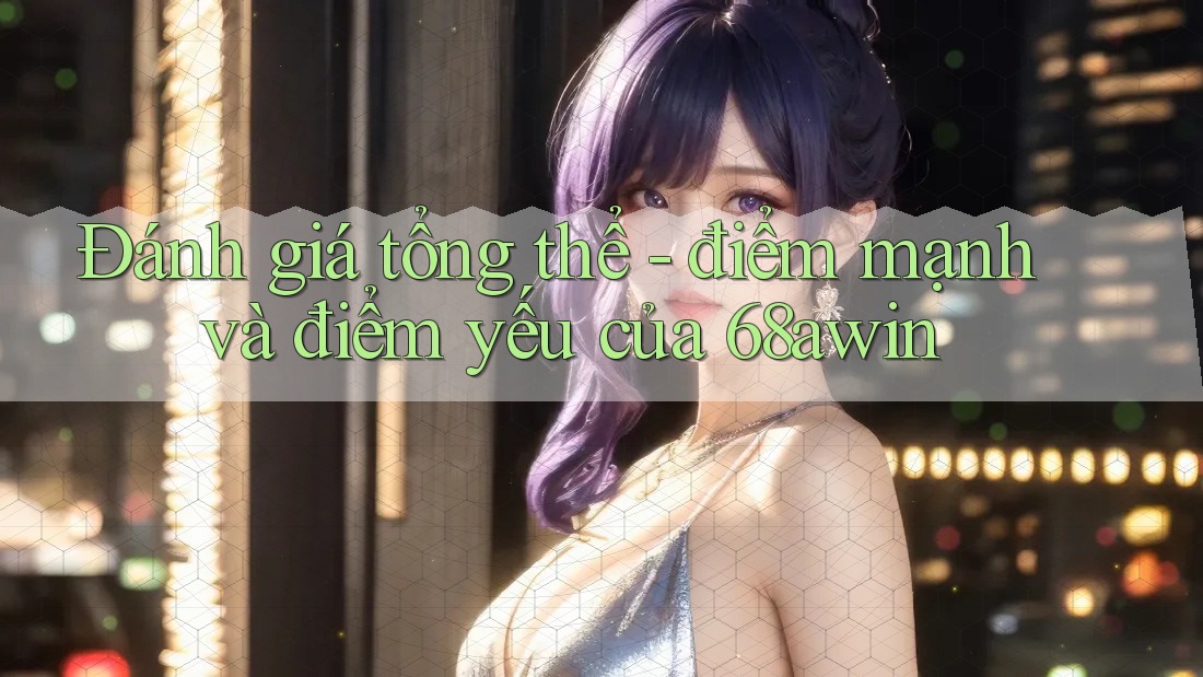 Đánh giá tổng thể - điểm mạnh và điểm yếu của 68awin Đánh giá tổng thể - điểm mạnh và điểm yếu của 68awin