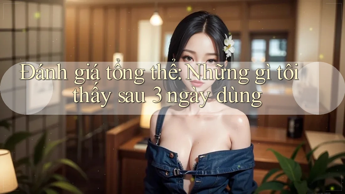 Đánh giá tổng thể: Những gì tôi thấy sau 3 ngày dùng