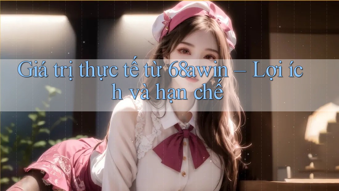 Giá trị thực tế từ 68awin – Lợi ích và hạn chế