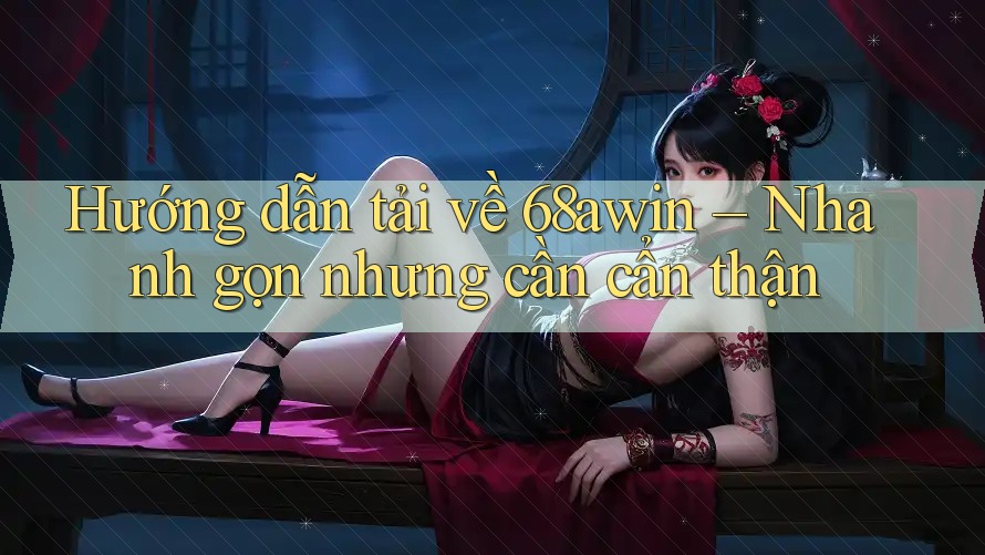 Hướng dẫn tải về 68awin – Nhanh gọn nhưng cần cẩn thận
