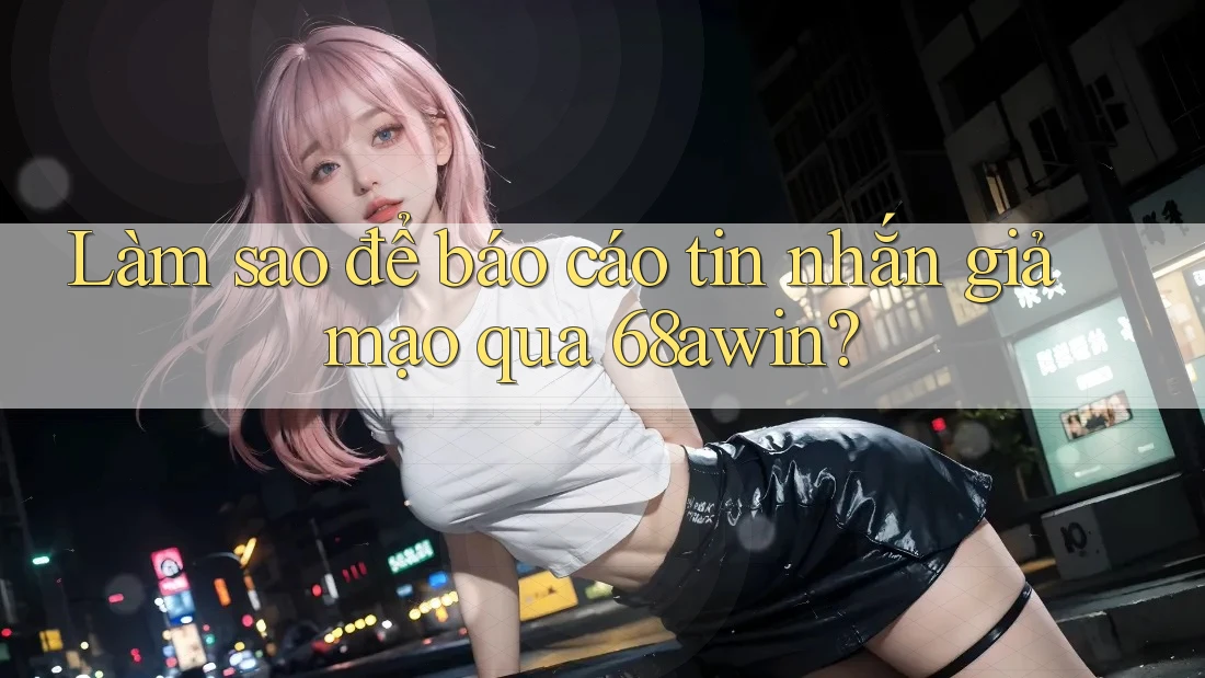 Làm sao để báo cáo tin nhắn giả mạo qua 68awin?