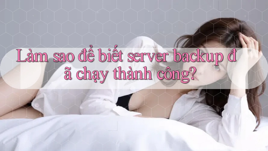 Làm sao để biết server backup đã chạy thành công?