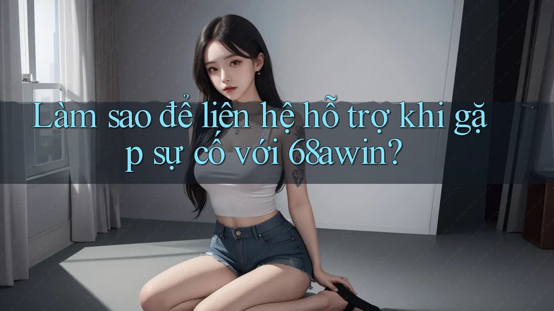 Làm sao để liên hệ hỗ trợ khi gặp sự cố với 68awin?