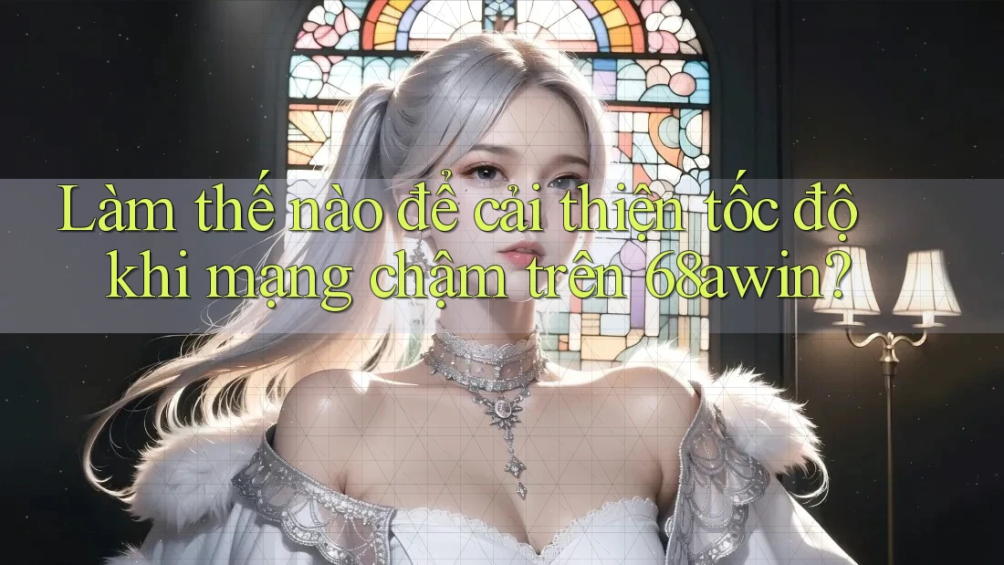 Làm thế nào để cải thiện tốc độ khi mạng chậm trên 68awin?