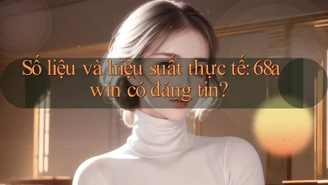 Số liệu và hiệu suất thực tế: 68awin có đáng tin? Số liệu và hiệu suất thực tế: 68awin có đáng tin?