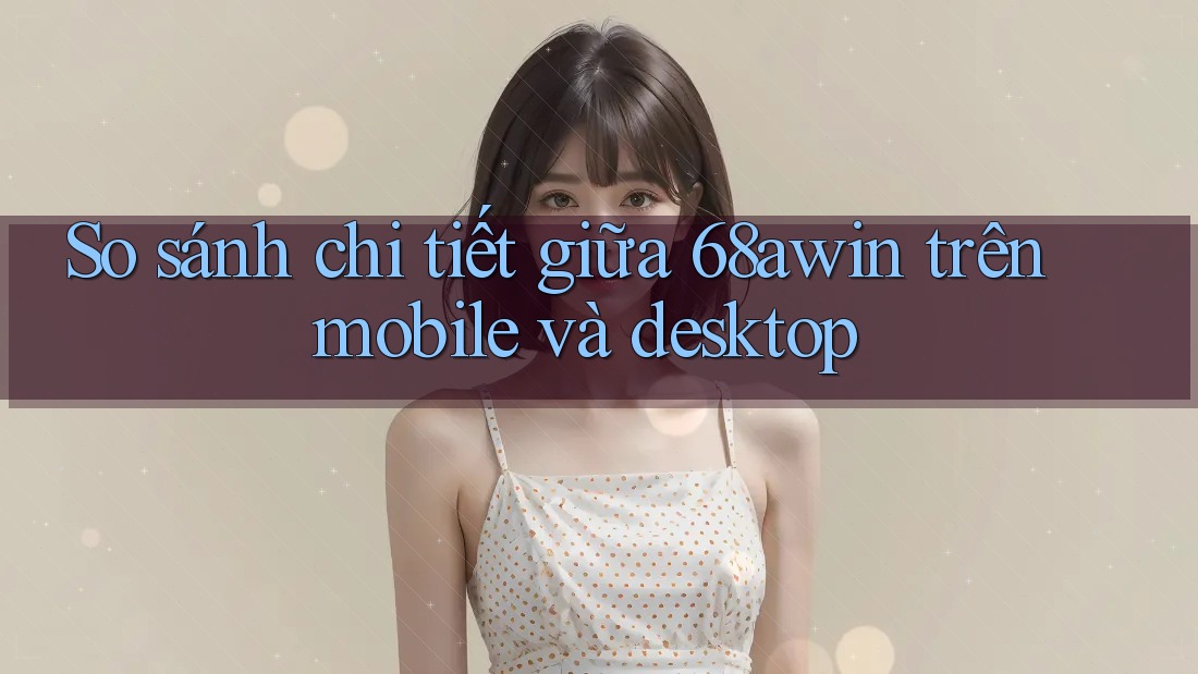 So sánh chi tiết giữa 68awin trên mobile và desktop