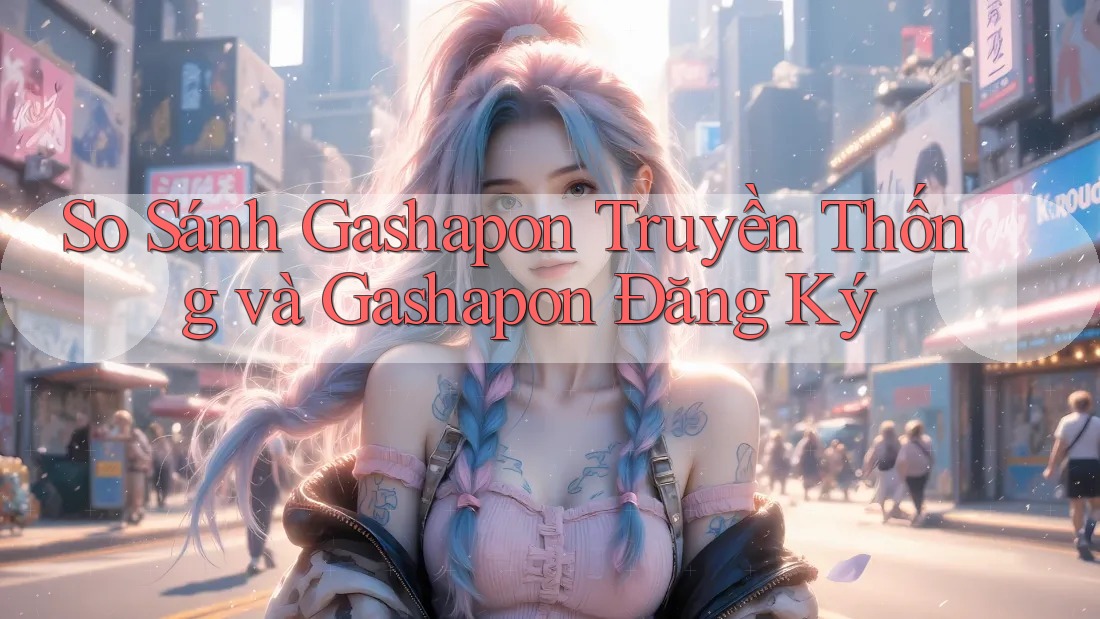 So Sánh Gashapon Truyền Thống và Gashapon Đăng Ký
