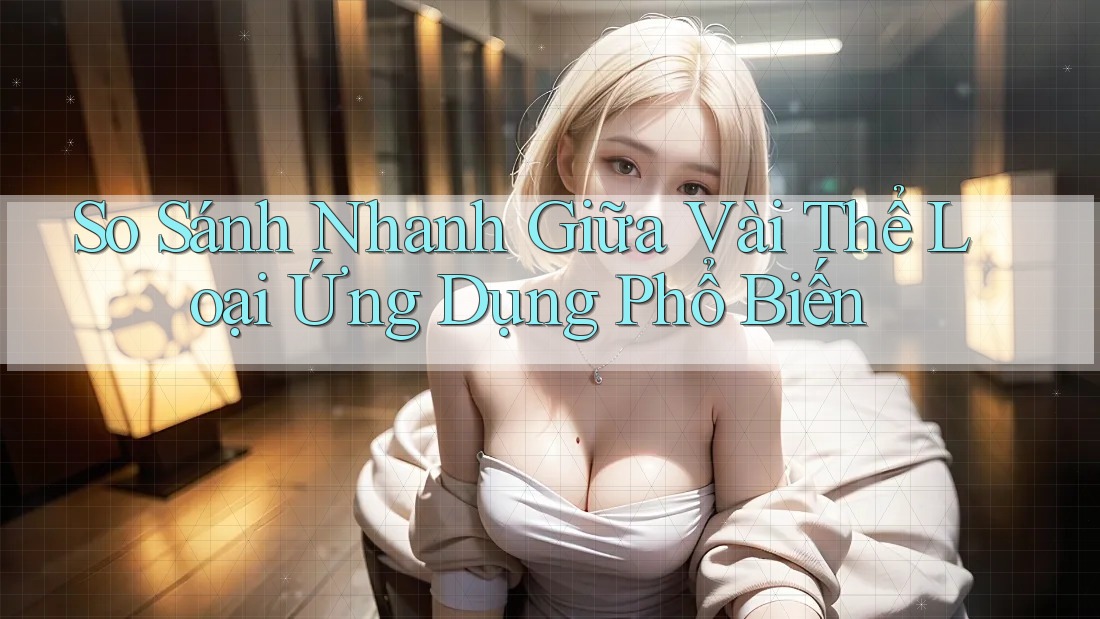 So Sánh Nhanh Giữa Vài Thể Loại Ứng Dụng Phổ Biến